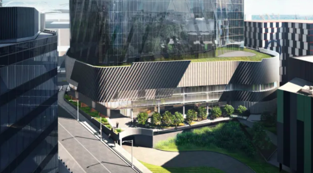 Myer downsizes for Poly's Docklands tower