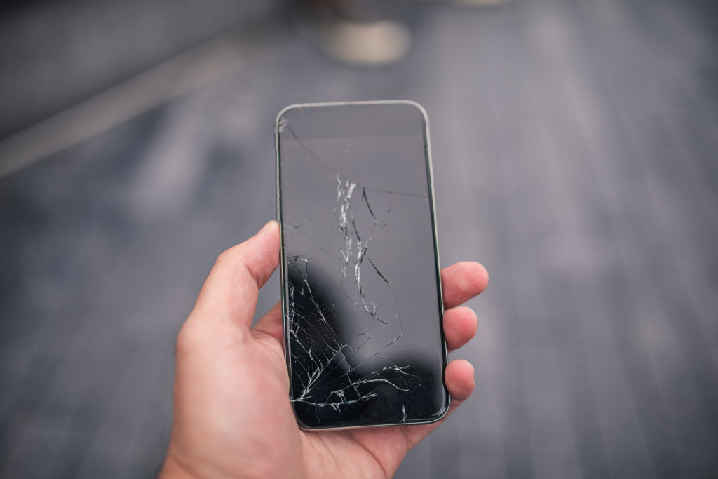 Believe it or not, even broken smartphones can sell for a few hundred dollars. Photo: iStock