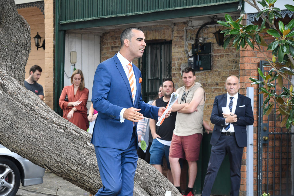 It was one of 10 auctions that Michael Garofolo, of Cooley Auctions, had scheduled for Saturday. Photo: Peter Rae