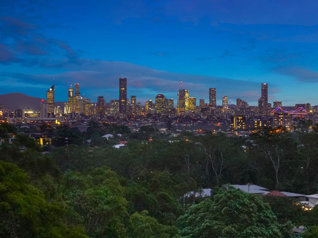 The spectacular views from 15 View Street, Coorparoo. Photo: McGrath Estate Agents Bulimba