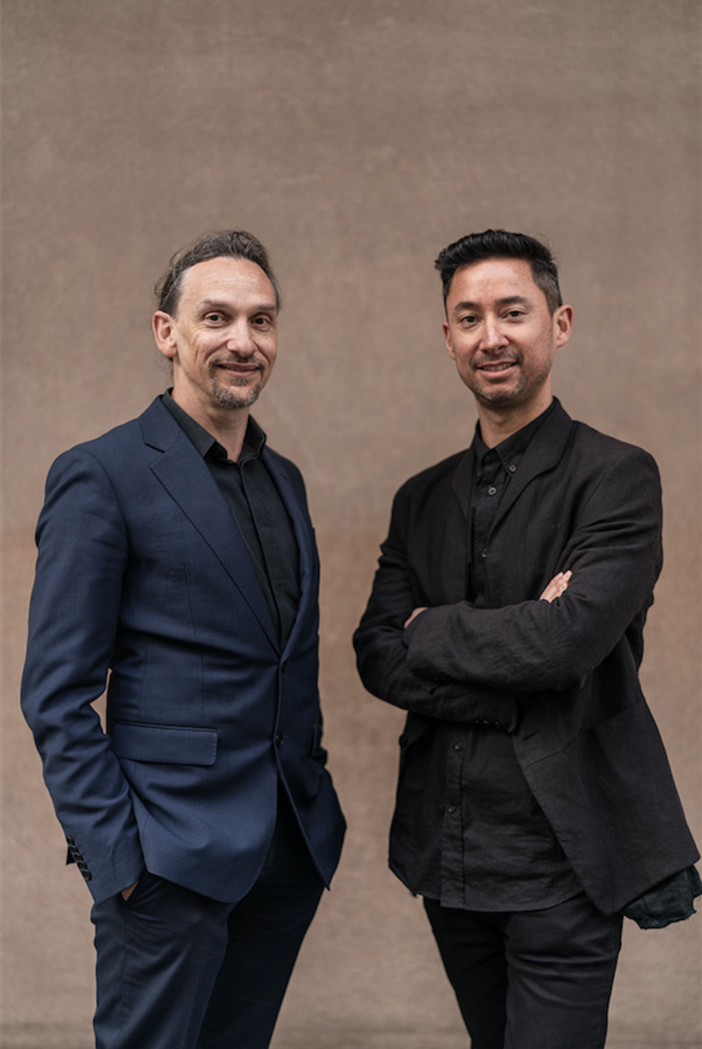 Creative directors of the Australian pavilion at the Venice Architecture Biennale, Jefa Greenaway and Tristan Wong. Photo: Anthony Richardson