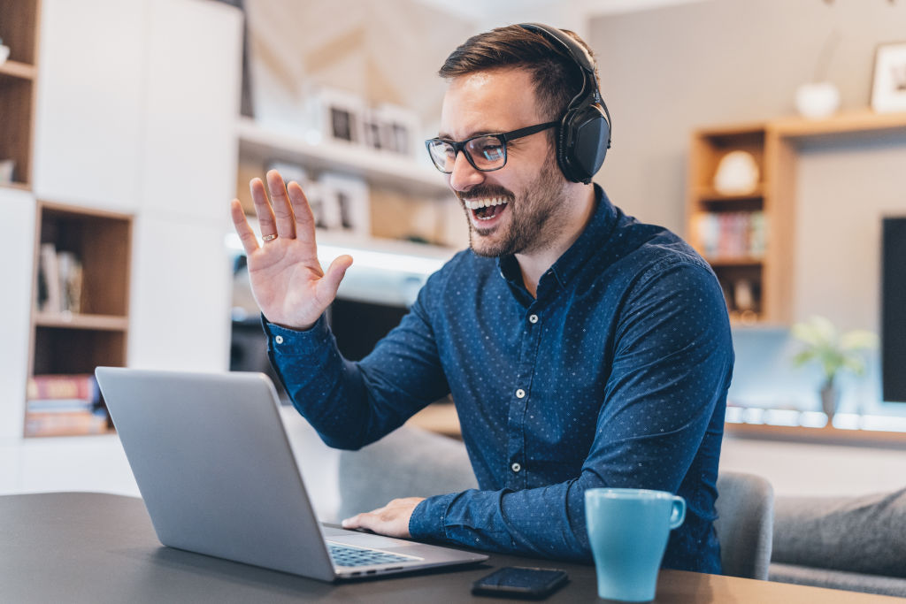 Noise cancelling headphones can help prevent distractions while ensuring your video calls don't affect others in the household. Photo: iStock