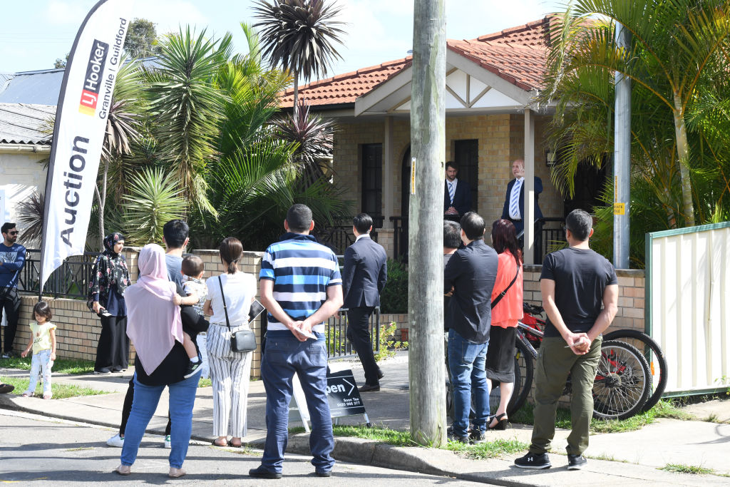 A ban on auctions and open homes has been lifted in NSW, but social distancing rules and regulations will remain in place. Photo: Peter Rae