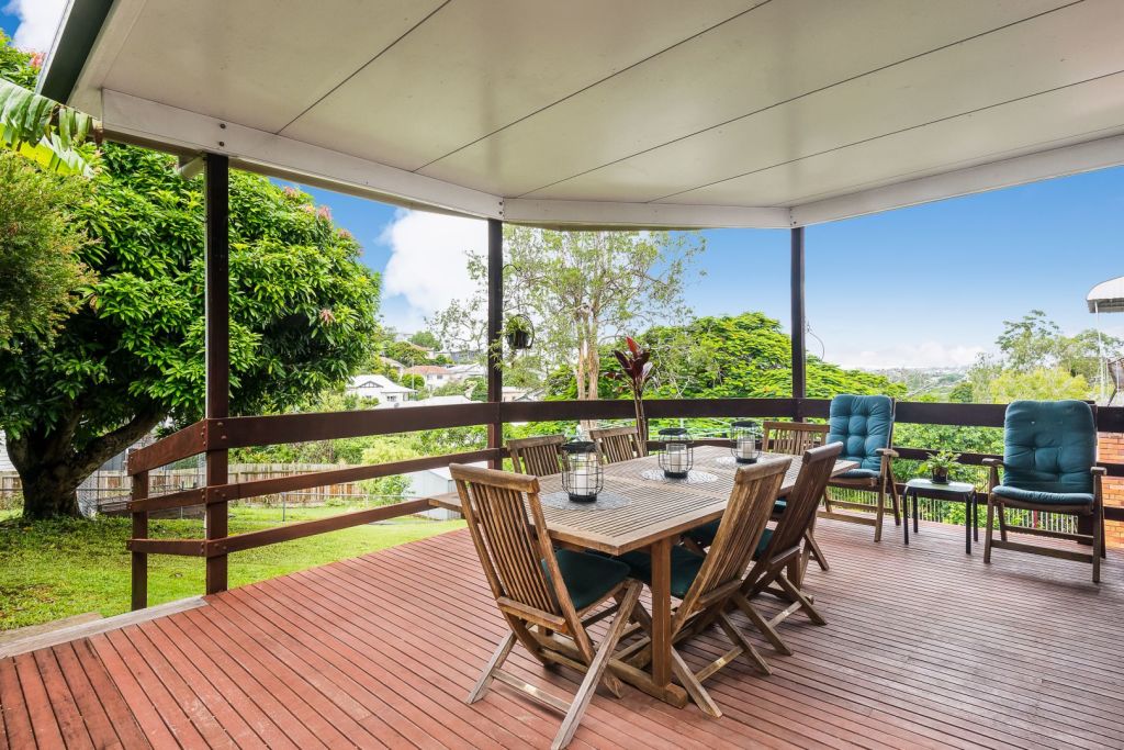 The deck at 295 Days Road, Grange. Photo: Belle Property Samford