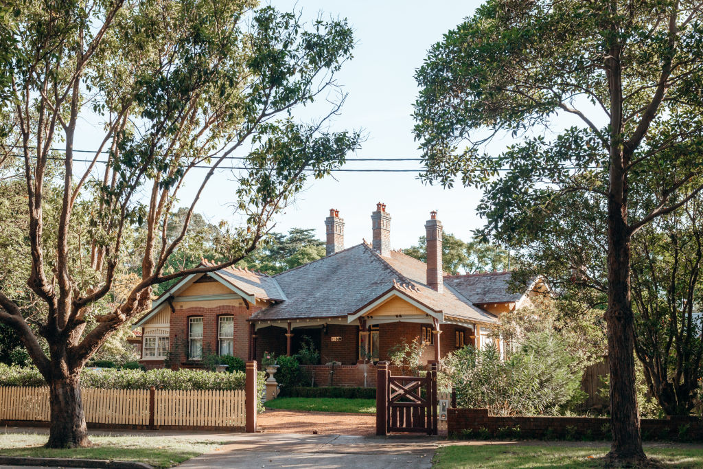Appian Way in Burwood has some of the best preserved Federation homes in the city. Photo: Vaida Savickaite