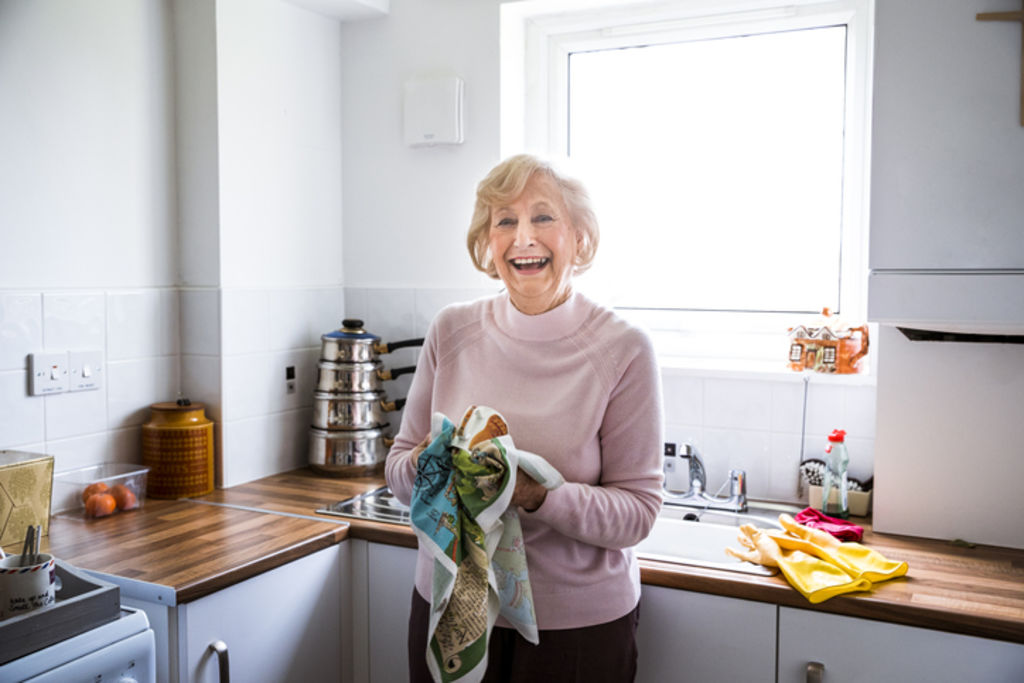 She still lives in her own home, does her own cooking and cleaning. Photo: iStock