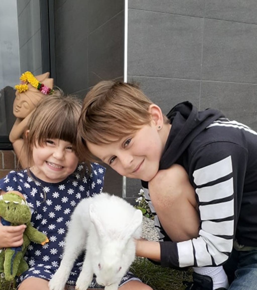 Jody O'Connell says Snowball has proved to be an ideal pet for her three children. Photo: Supplied