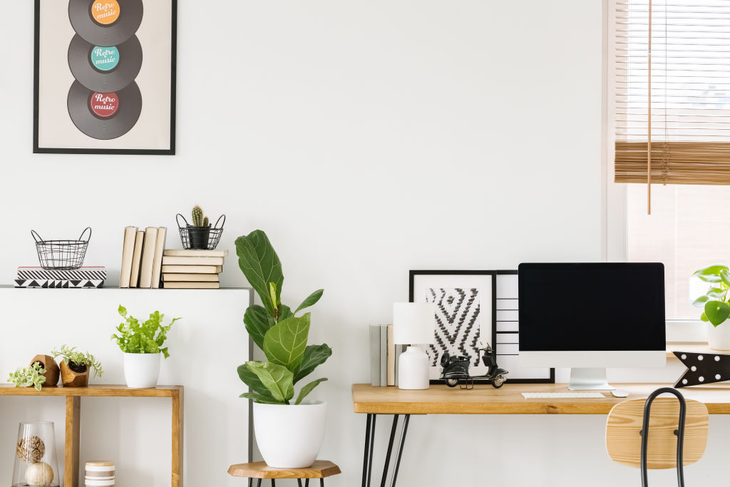 Create a workspace brimming with natural light and ventilation. Photo: iStock