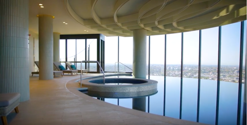 The buyer has access to top amenities such as an infinity edge pool. Photo: Kay & Burton