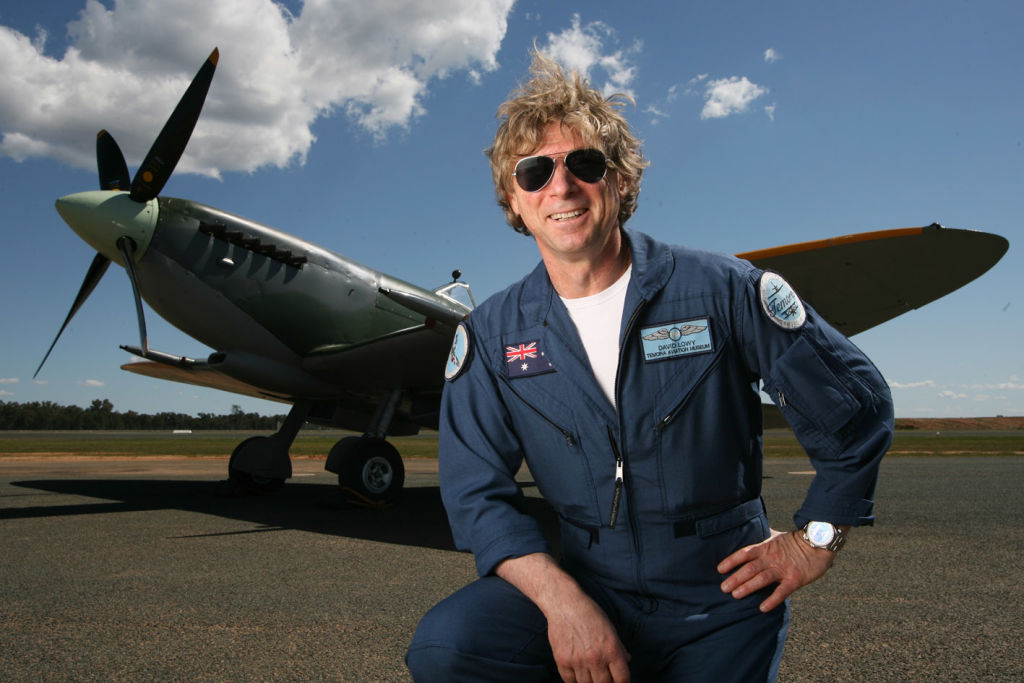 Rocker, aviator and founder of the Temora Aviation Museum David Lowy is now based in New York. Photo: Peter Morris