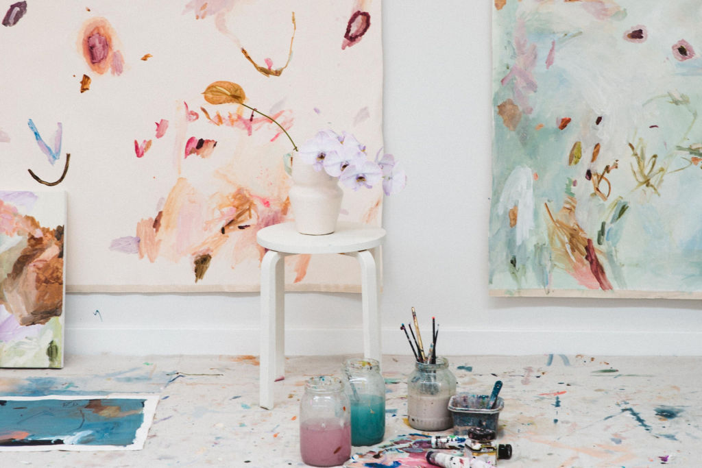 'Painting is both stimulating and cathartic,' says Annie Everingham. Photo: Jacquie Manning