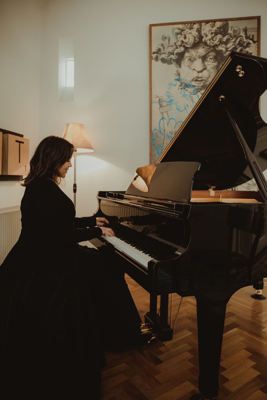 I think every house should have a piano because it becomes a spiritual kitchen.  Photo: Supplied