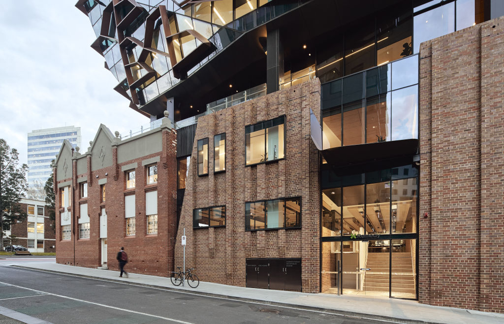 John Wardle Architects' Spring Street Melbourne project. Photo: Peter Bennetts