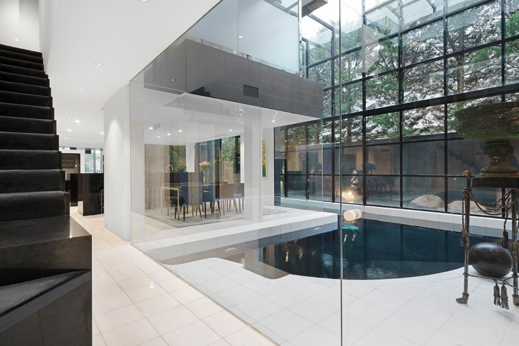 It features indoor and outdoor pools. Photo: Marshall White Stonnington