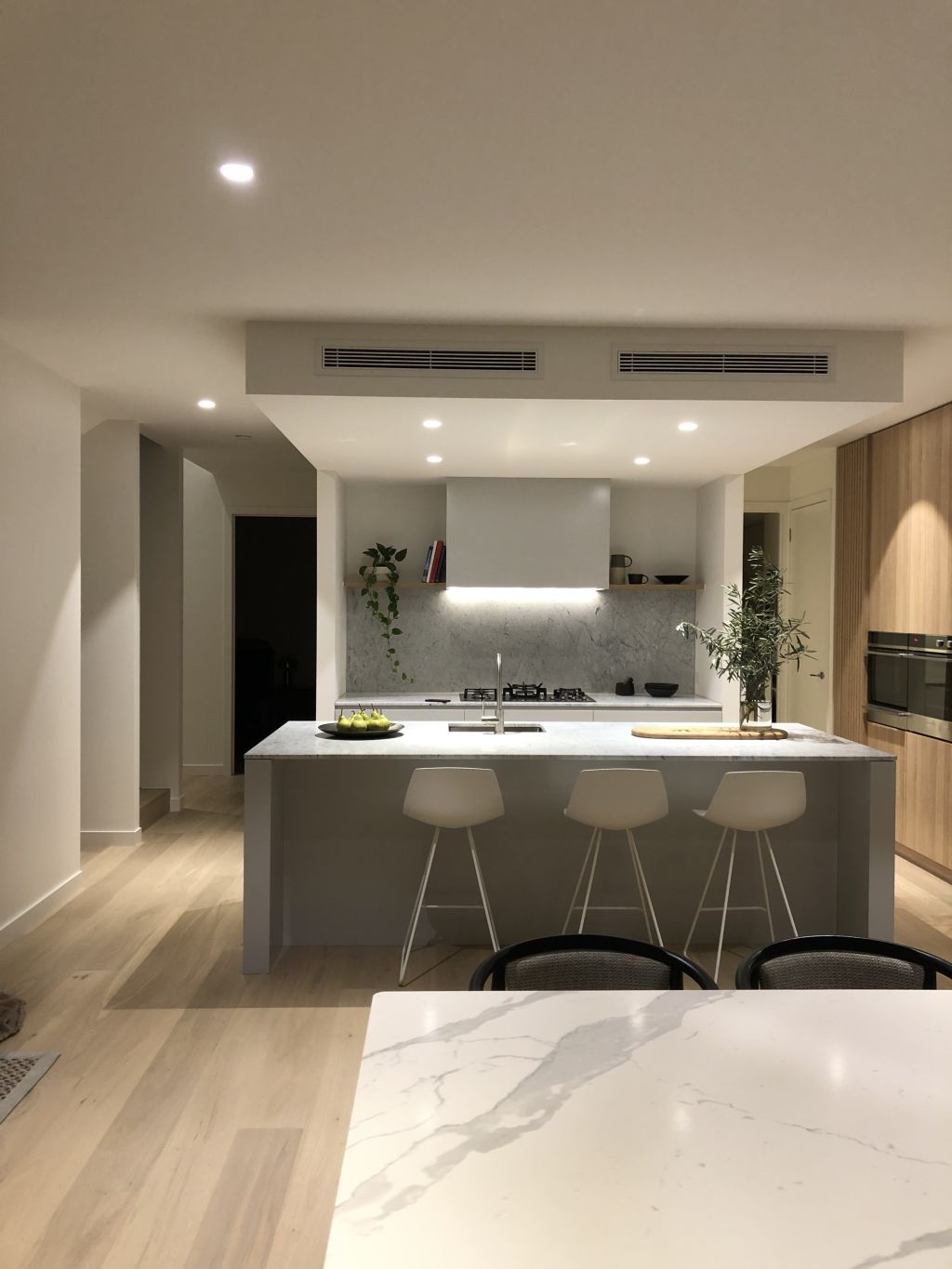 The kitchen at 13 Vista Road, Newtown, in one of Geelong's most coveted suburbs. Photo: Lucas Nieuwenhuys of BWRM.Australia