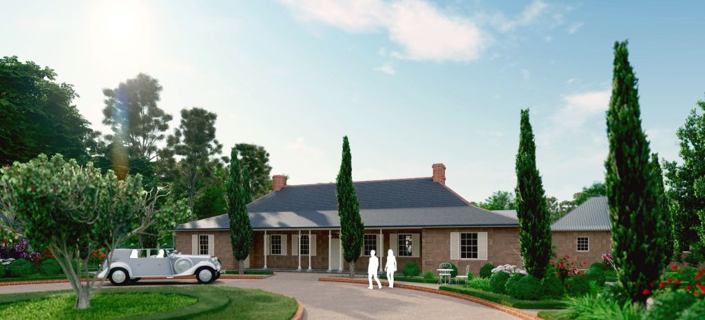 A render of the Broke House relocation. Photo: Supplied