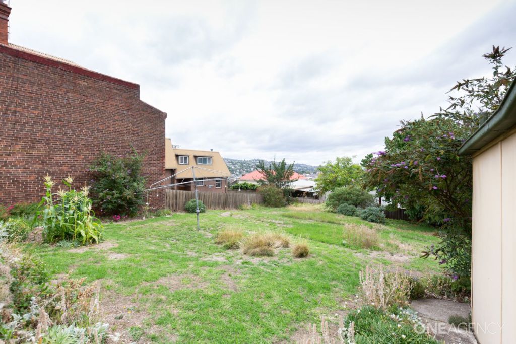 The 854 square-metre block at 34-36 Frankland Street, Launceston, set a record price per square metre for the Tasmanian city. Photo: One Agency Launceston