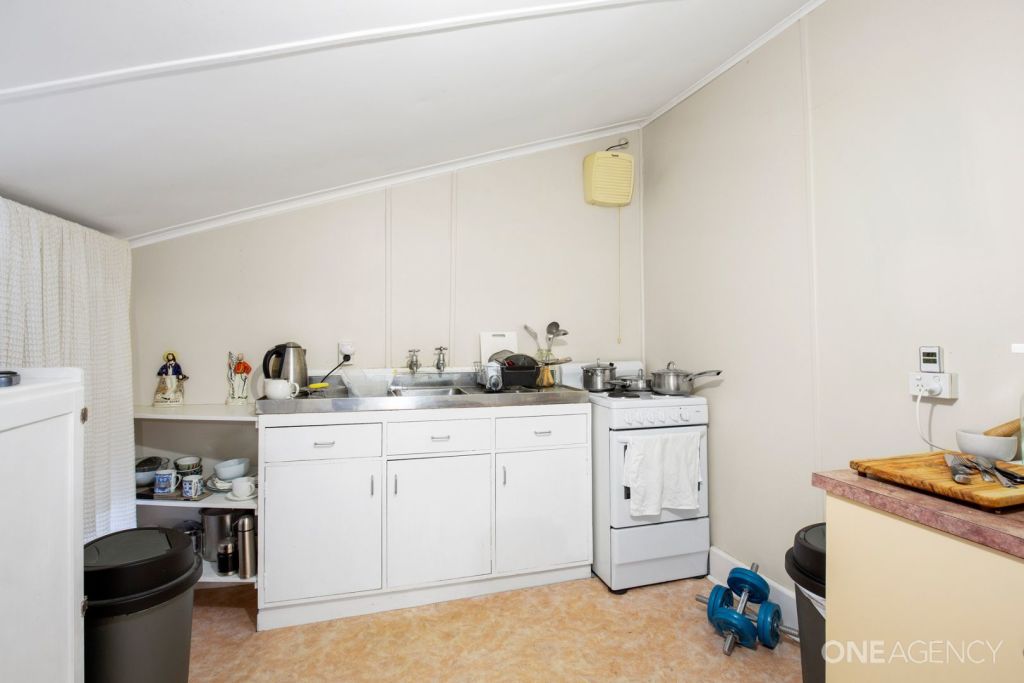 Potential buyers had letterbox-dropped the vendor at 34-36 Frankland Street, Launceston, wanting to buy the property, so the time came to put it on the market, the agent said. Photo: One Agency Launceston.