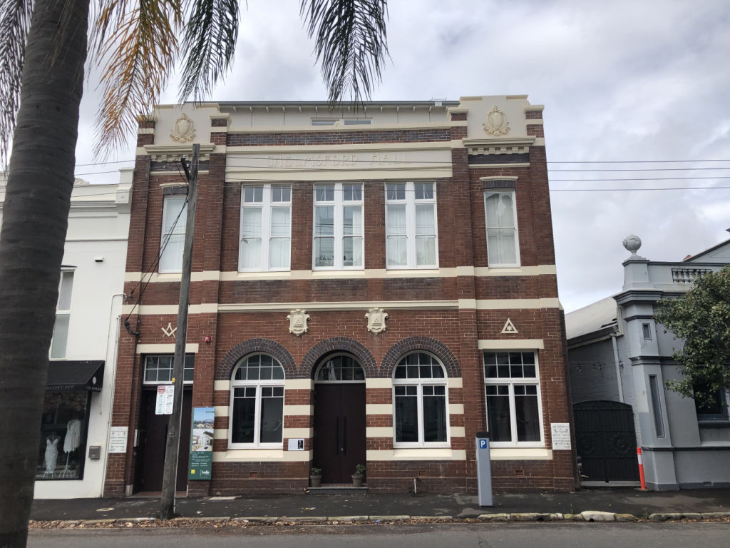 This former Temperance Hall is now apartments with a wine cellar