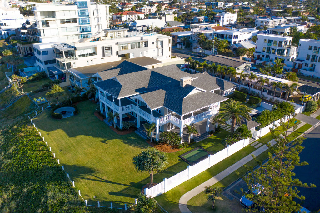 2 Heron Avenue, Mermaid Beach, which sold for $25 million. Photo: Supplied
