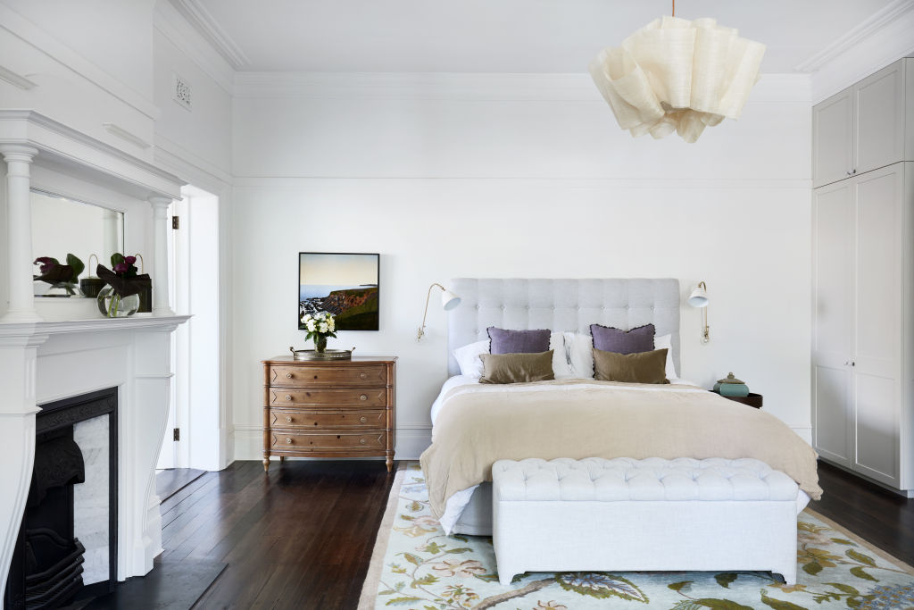 The home is studded with robust art, decor, rugs and hardware that provide stylish punctuation points. Photo: Prue Ruscoe. Stylist: Amanda Mahoney. Interior design: Studio Gorman
