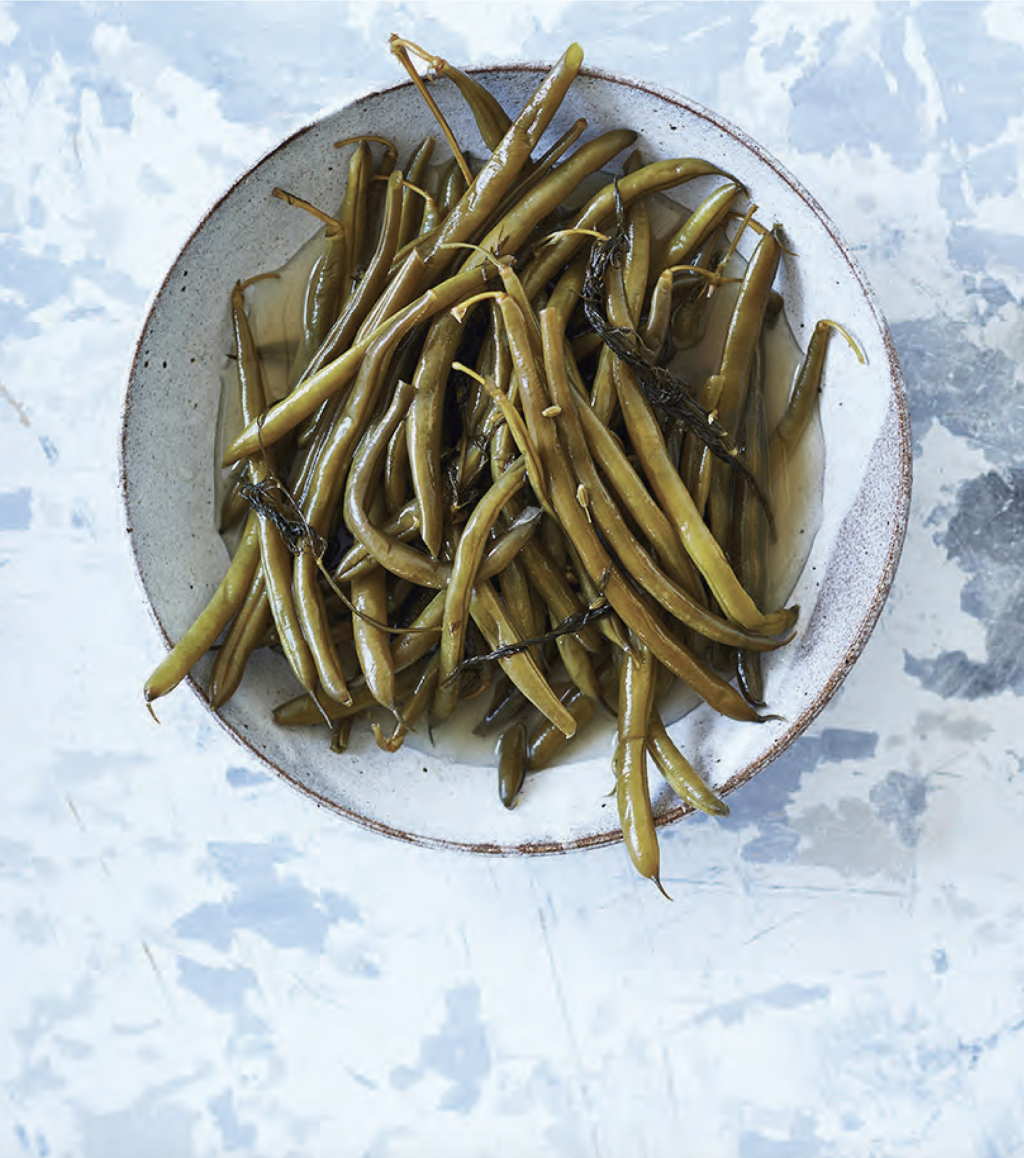 We’ve found pickled green beans to be the ultimate companion to a decadent cheese platter. Photo: Alex Carlyle