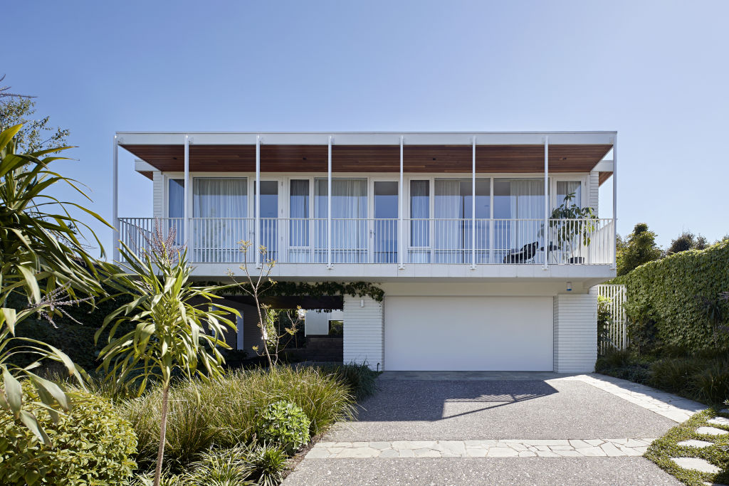 After: A minor facelift respects and refreshes the '60s facade. Photo: Shannon McGrath