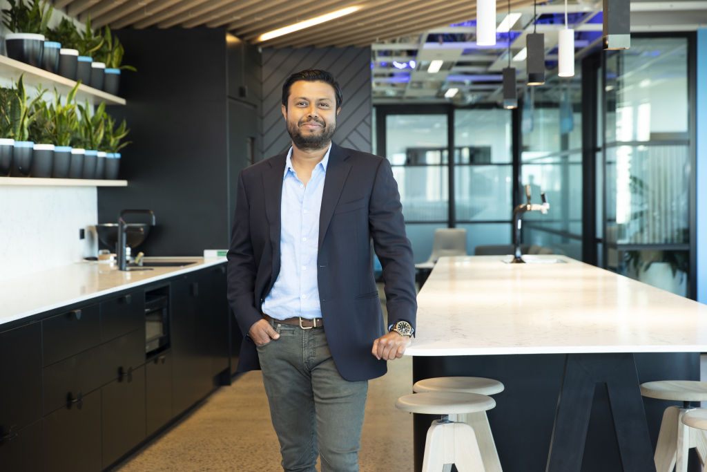 AirTrunk founder Robin Khuda is headed for the rich list with an estimated wealth of $400 million thanks in part to the surge in demand for cloud computing storage. Photo: Louie Douvis