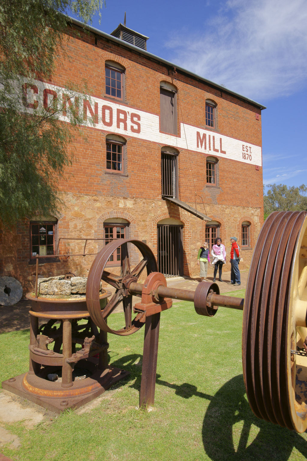 The historic Connors Mill, now a museum, located on Stirling Terrace.