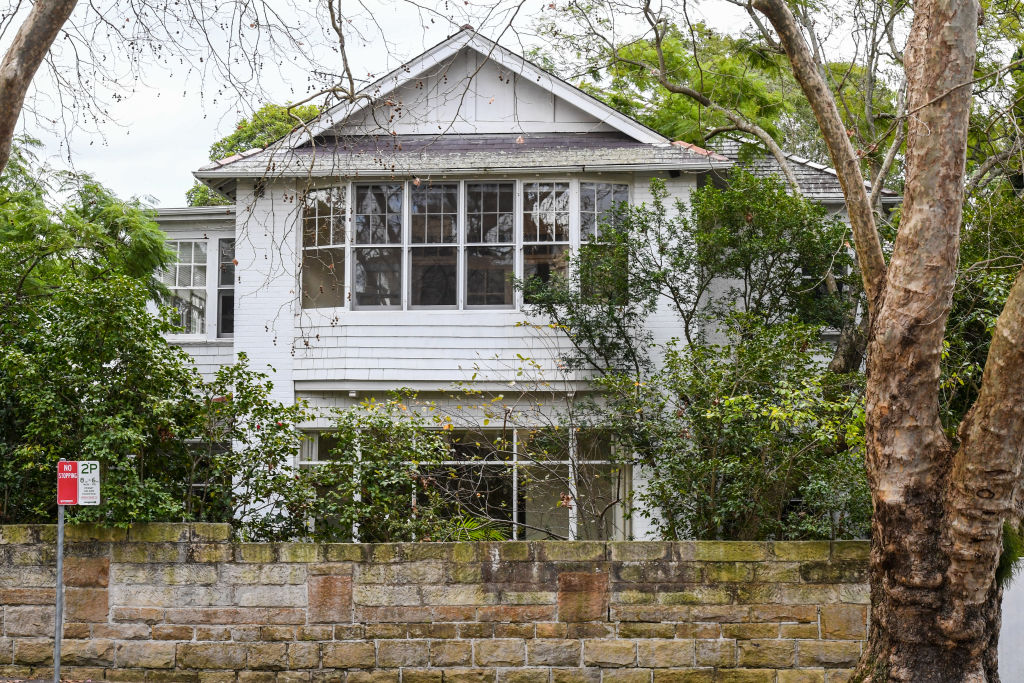 The Federation mansion Weeroona is in the heart of Woollahra's consular belt. Photo: Peter Rae