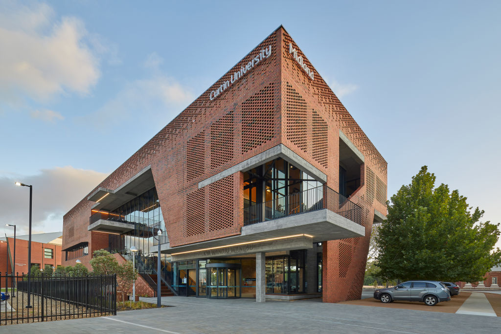 Curtin University's Midland campus, designed by Lyons with Silver Thomas Hanley. Photo: Douglas Mark Black