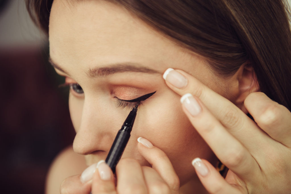 Five minutes in the freezer will firm up an eyeliner that's been crumbling in its sharpener. Photo: iStock