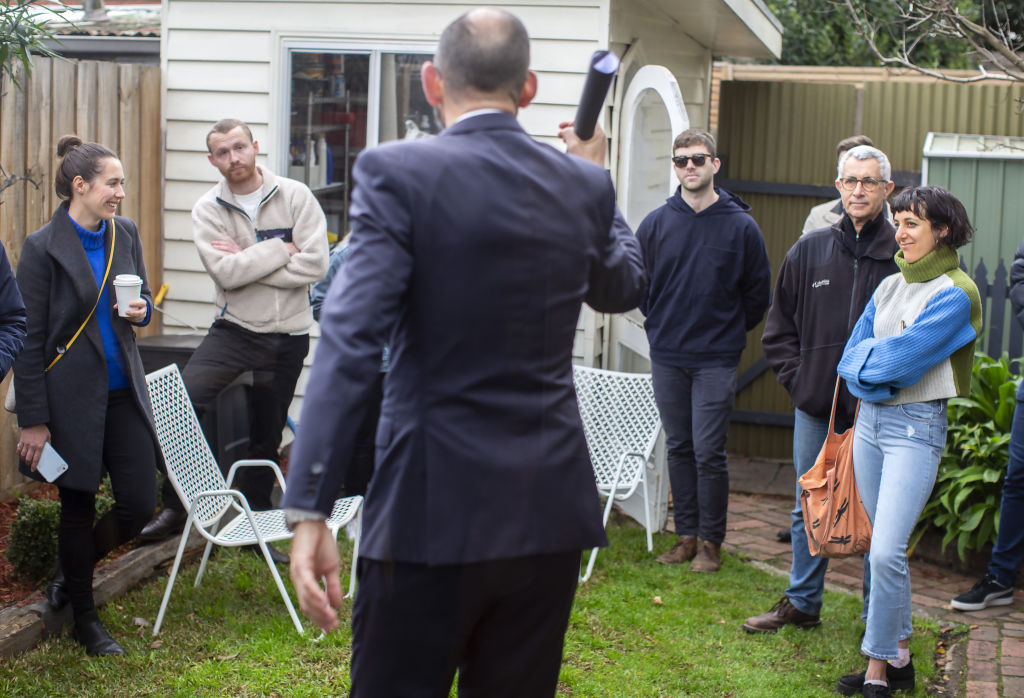 The rest of the buyers were first-home buyers, Mr Brizzi said.  Photo: Stephen McKenzie