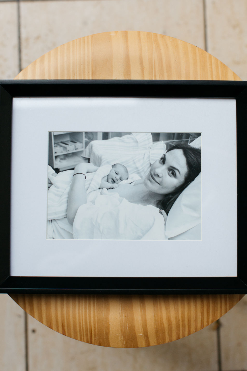 'I have that framed on my bedside table, my two girls.' Photo: Rachel Kara