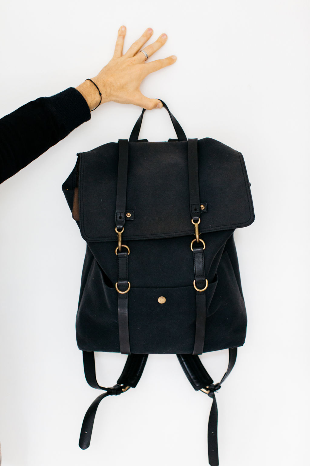 'I would cycle into work and I wanted a stylish backpack to take with me.' Photo: Rachel Kara