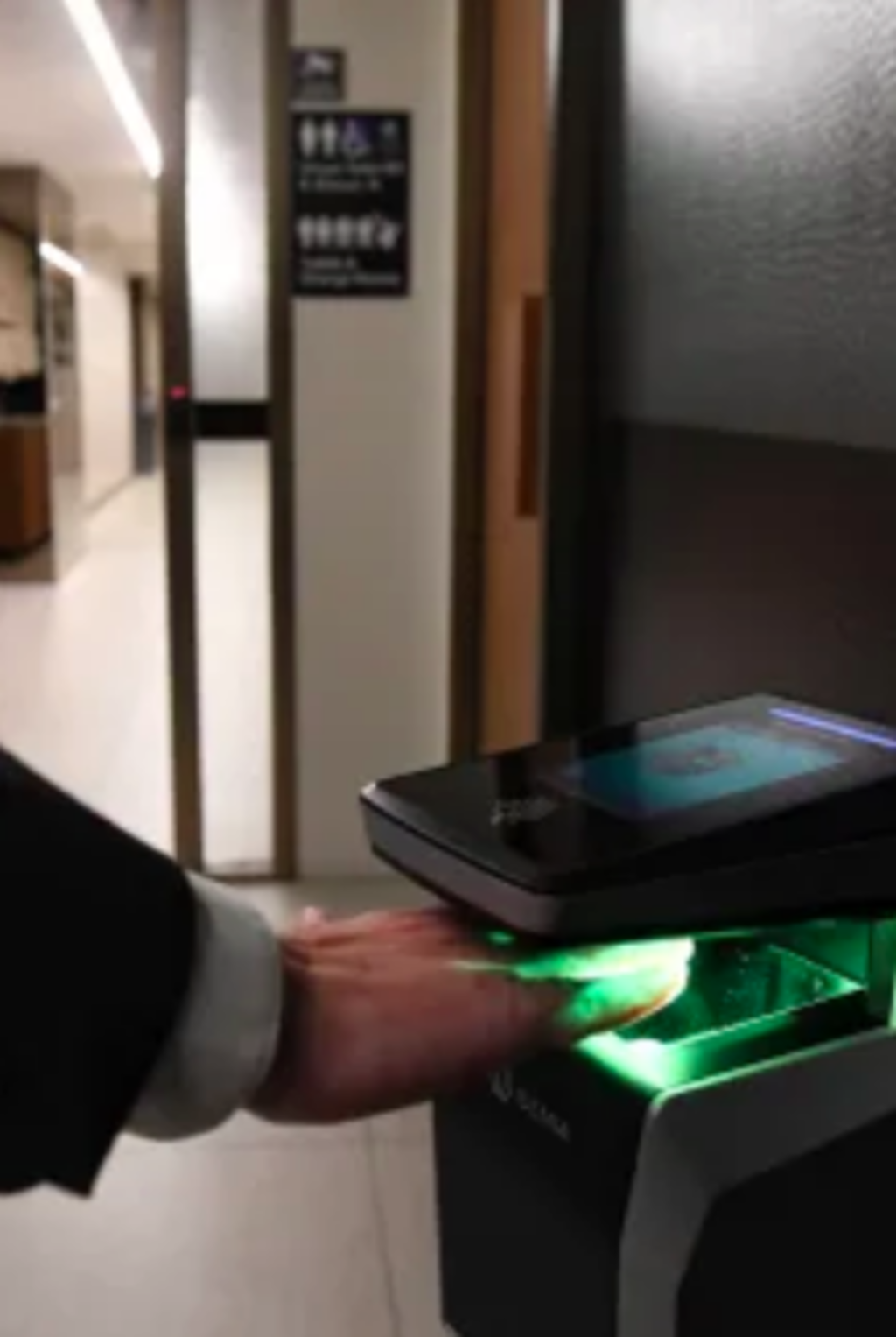 Hand scanning opens door to new world of offices