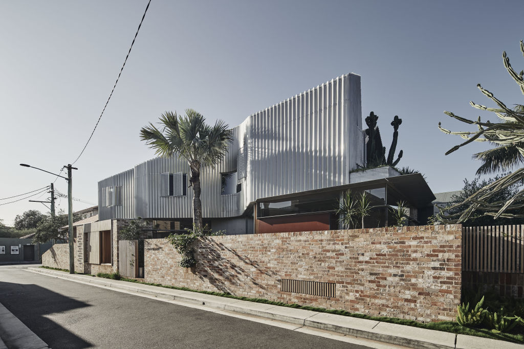 Bismarck House, a transformed semi in Bondi. Photo: Peter Bennetts