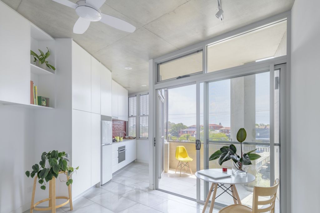 The interior of the studio apartments by Hill Thalis. Photo: Supplied
