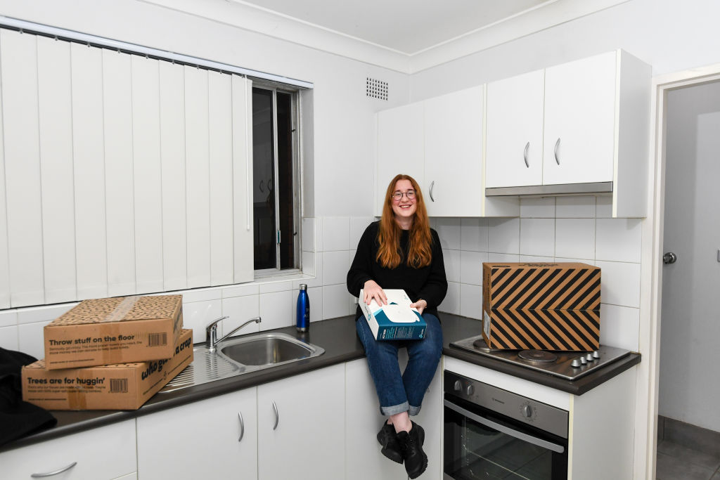 Melodie Marsh will move into her new rental this weekend, which was advertised for less than it was back in 2010. Photo: Peter Rae