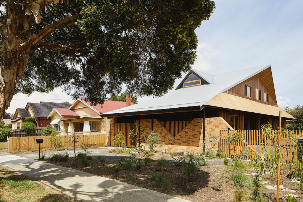This new residential in Fairfield, This is the Good Life House, won MRTN a second 2020 Victorian architecture award. Photo: Supplied