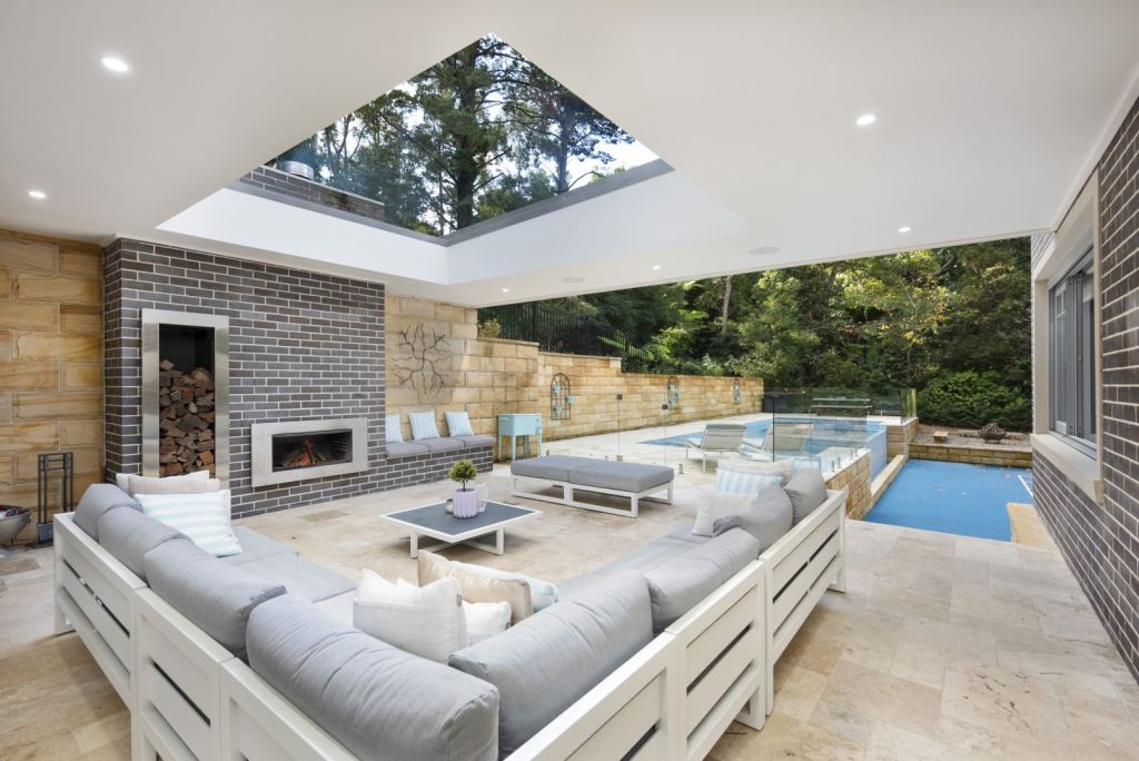 The 1000-square-metre house has five bedrooms, six bathrooms and 12 car spaces. Photo: Supplied
