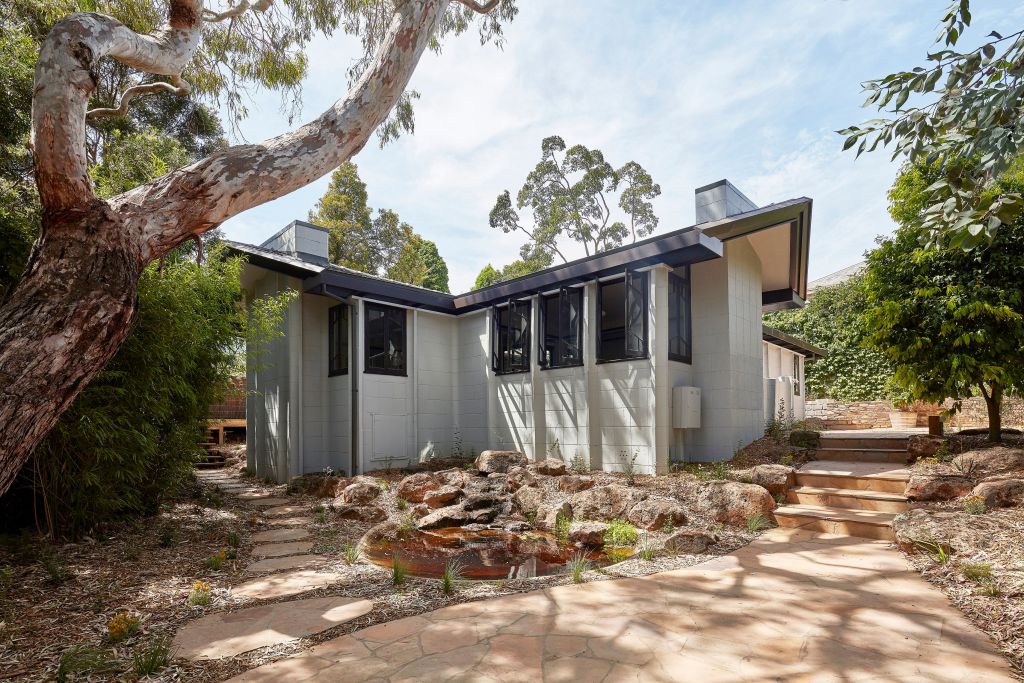 Sam Cox re-landscaped the garden to reflect the Griffins' interest in Australian native landscaping. Photo: Jack Lovel