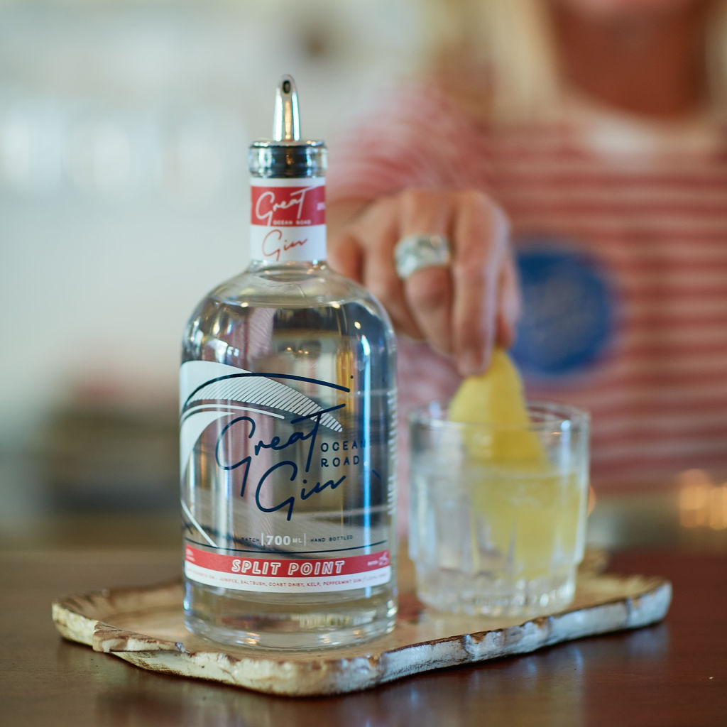 Stop in for a tipple at the Great Ocean Road Gin Tasting Room. Photo: Great Ocean Road Gin Tasting Room