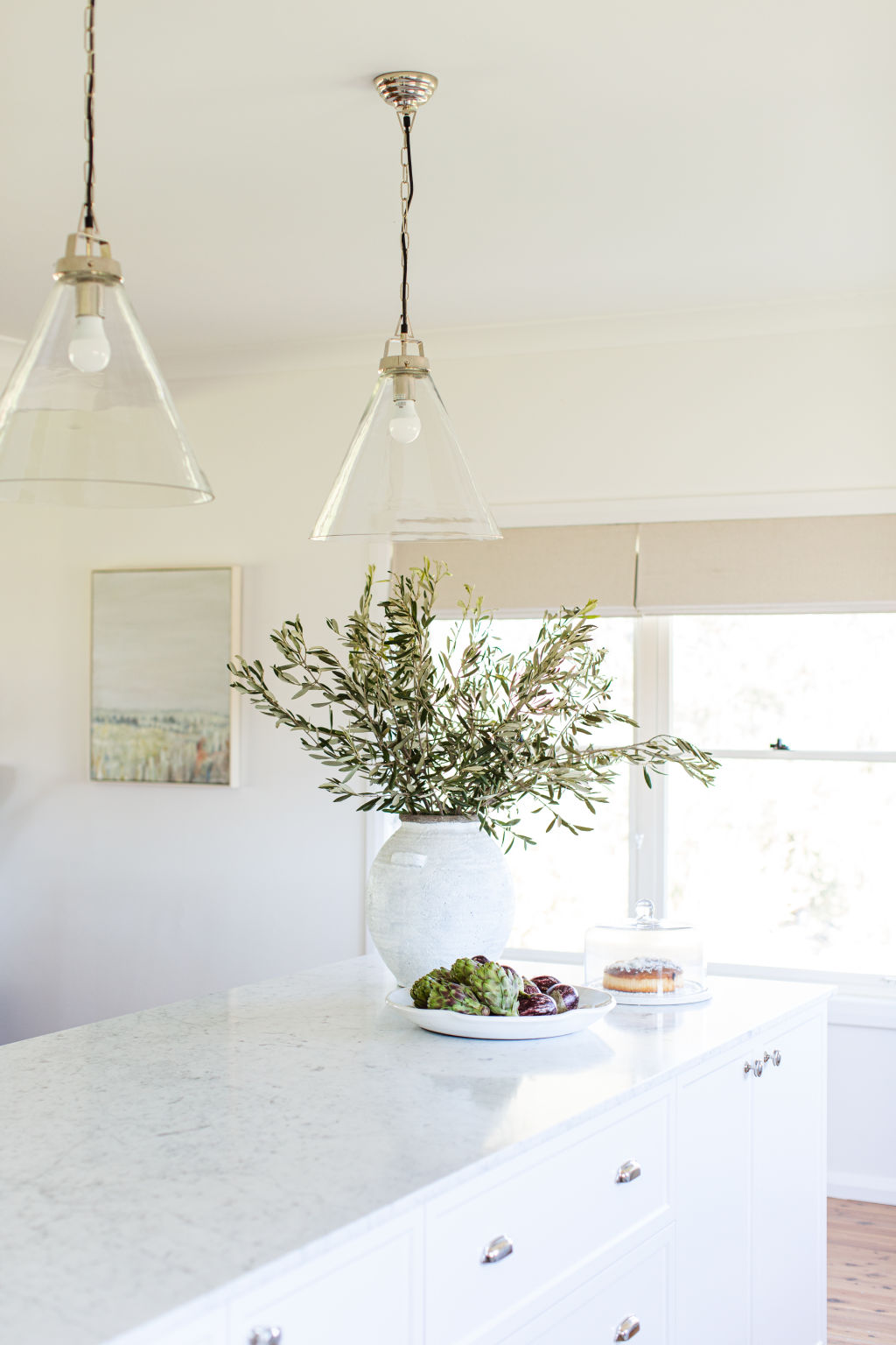 The Design Paddock's Spring Ridge project. Not every home needs a structural change or major renovation to feel new – it can be as easy as screwing in new cabinet handles and changing to warmer light globes. Photo: Sheri McMahon Photography