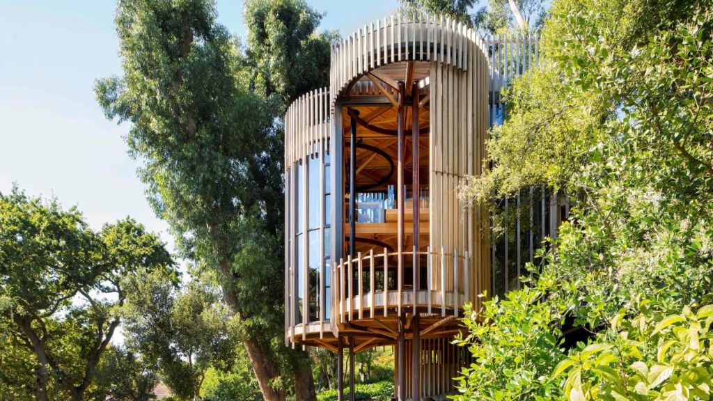 The House Paarman treehouse was designed by Malan Vorster. Photo: Adam Letch