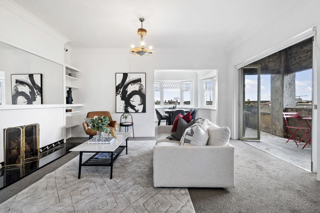 Original features and updates perfectly blended inside the Darling Street apartment. Photo: Belle Property