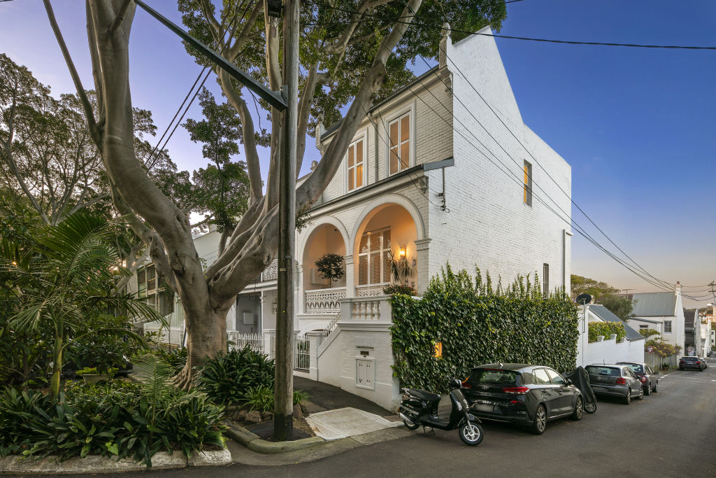 The Victorian corner terrace last traded five years ago for $4,025,000.