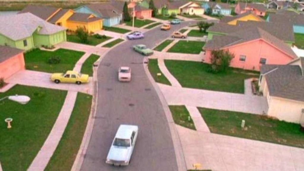 Suburbia is the real monster in Edward Scissorhands. Photo: Stuff