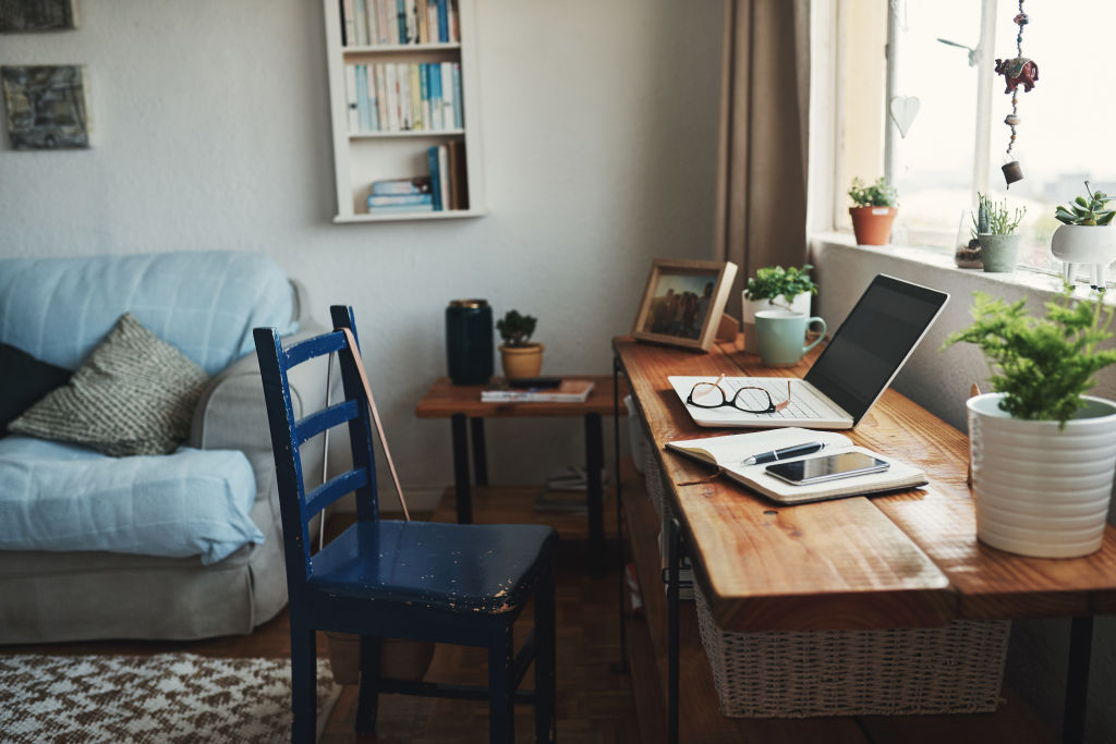 An office or home study space has become a must. Photo: iStock