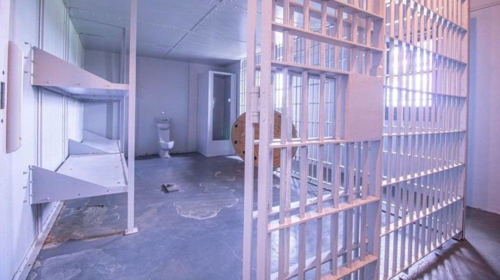 The property comes with nine jail cells, if that’s something you’re looking for. Photo: Realtor.com